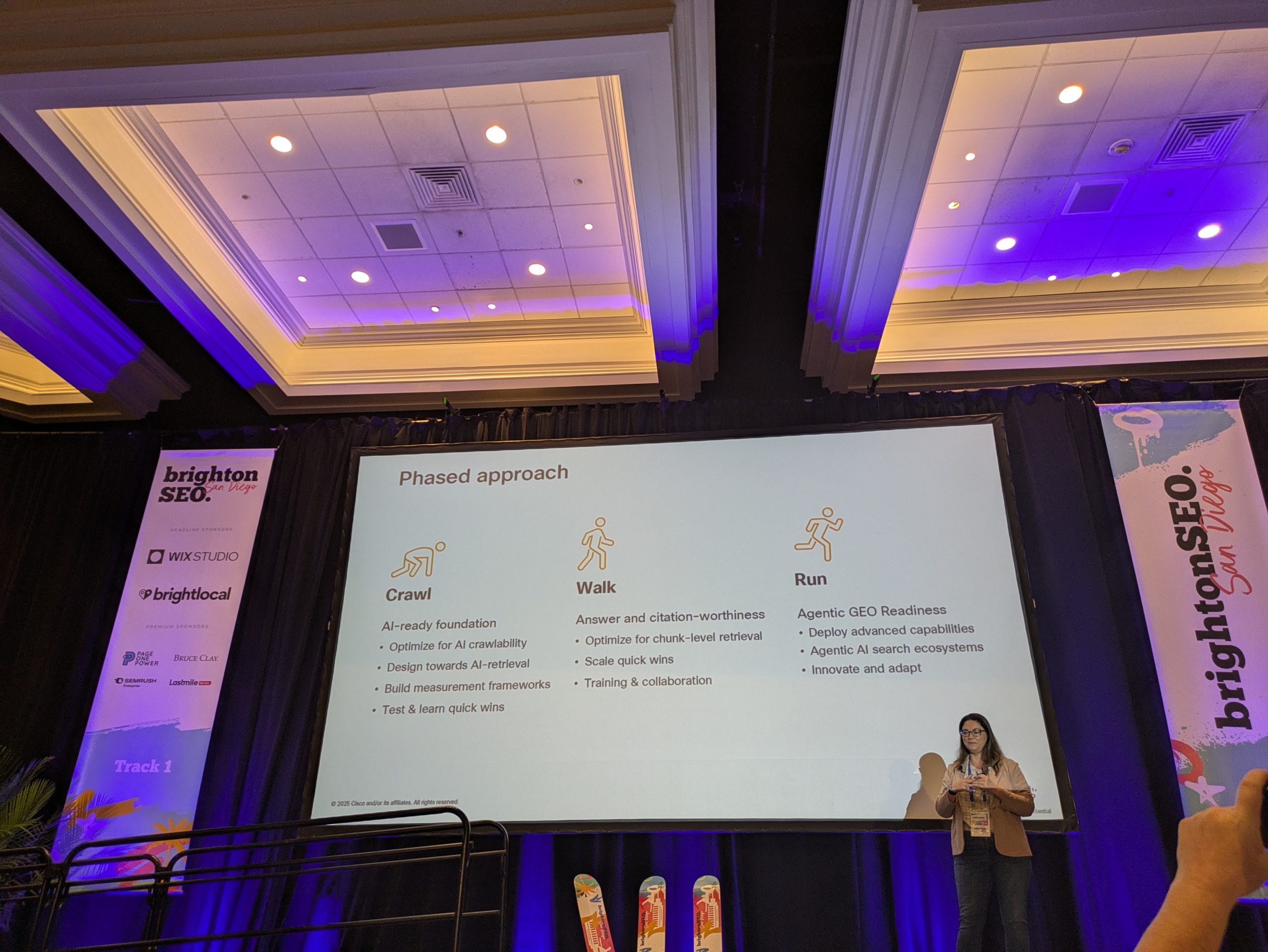 Phased approach - Crawl Walk Run