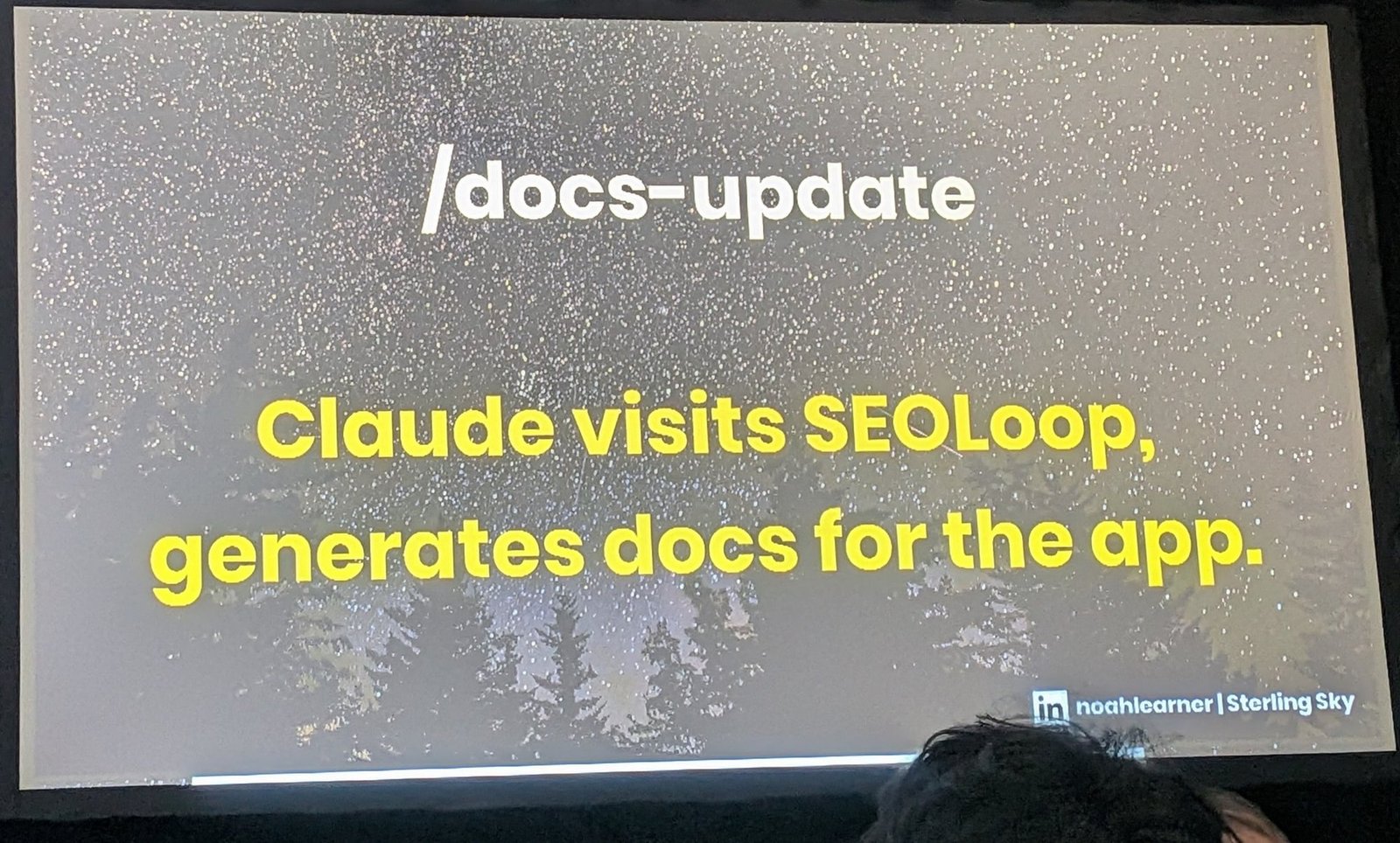 /docs-update: Claude visits SEOLoop and generates docs for the app